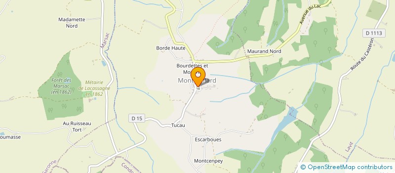 localisation de l'entreprise AU PANIER DE LOMAGNE  CASTERA-BOUZET