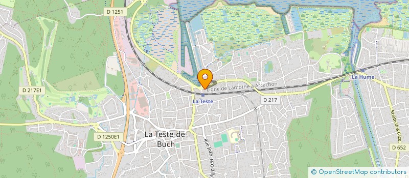 localisation de l'entreprise AU PANIER DES 4 SAISONS à LA TESTE-DE-BUCH