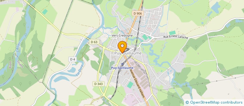 localisation de l'entreprise AU PANIER FRAIS à CHATELDON