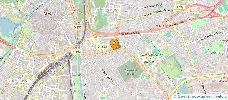 localisation de l'entreprise AU PANIER FRAIS à METZ
