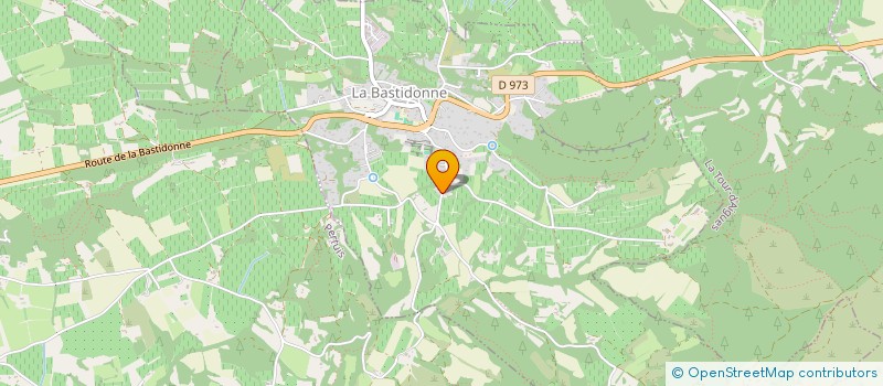 localisation de l'entreprise AU PANIER GARNI  LA BASTIDONNE