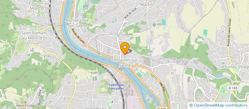 localisation de l'entreprise AU PANIER GARNI à FONTAINES-SUR-SAONE
