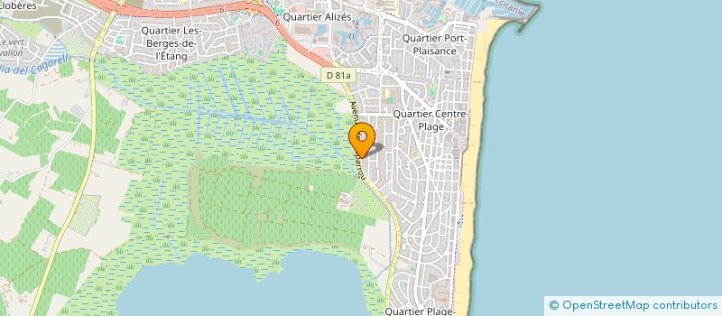 localisation de l'entreprise AU PANIER GOURMAND  CANET-EN-ROUSSILLON