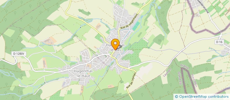localisation de l'entreprise AU PANIER IMMO  HAGENTHAL-LE-BAS