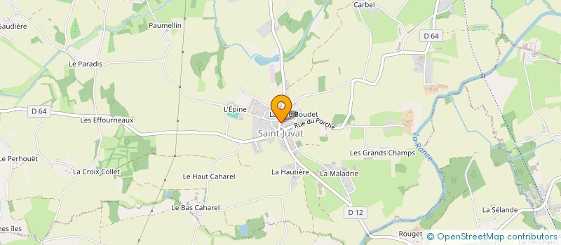 localisation de l'entreprise AU PANIER SAINT JUVAT  SAINT-JUVAT