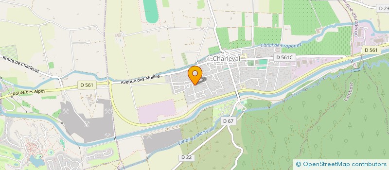 localisation de l'entreprise AU PARADIS D'EDEN à CHARLEVAL