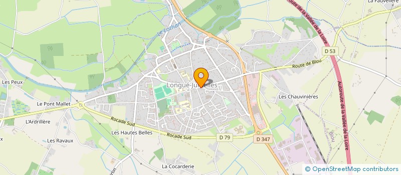 localisation de l'entreprise AU PARADIS DES BOUTS D CHOUX à LONGUE-JUMELLES