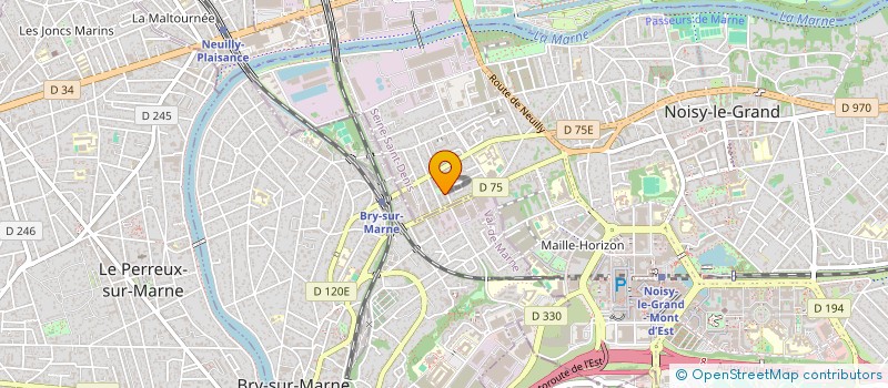 localisation de l'entreprise AU PARADIS DES ENFANTS  NOISY-LE-GRAND