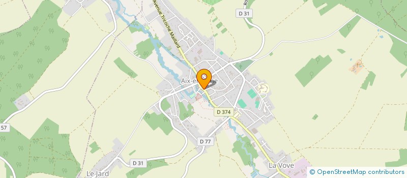 localisation de l'entreprise AU PARADIS DES EPICES EN OTHE à AIX-VILLEMAUR-PALIS