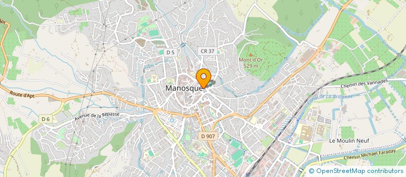 localisation de l'entreprise AU PARADIS DES LOULOUS à MANOSQUE