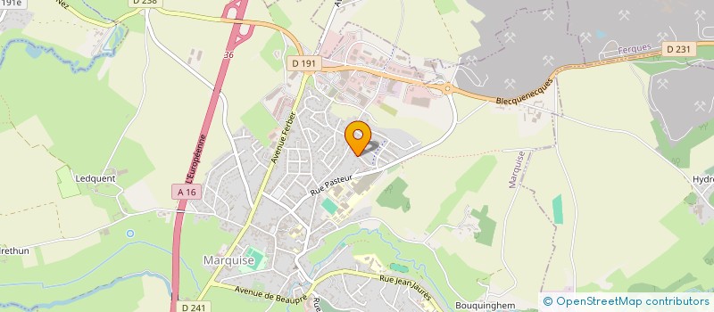 localisation de l'entreprise AU PARADIS DES MERVEILLES  MARQUISE