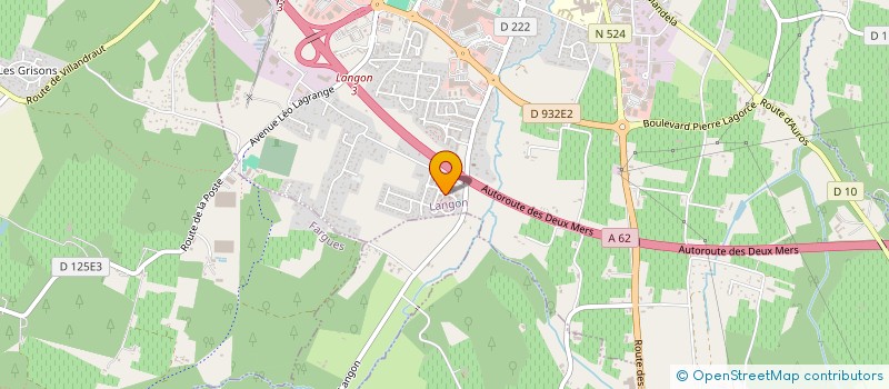 localisation de l'entreprise AU PARADIS DES PAPILLES  LANGON