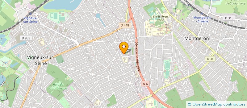 localisation de l'entreprise AU PARADIS DES PETITS à VIGNEUX-SUR-SEINE