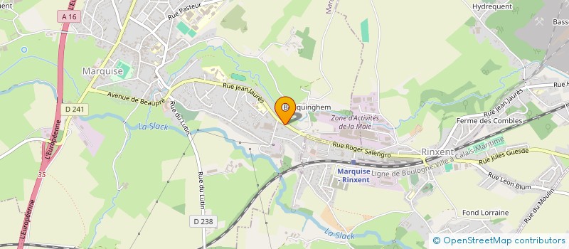 localisation de l'entreprise AU PARADIS DES PETITS  MARQUISE