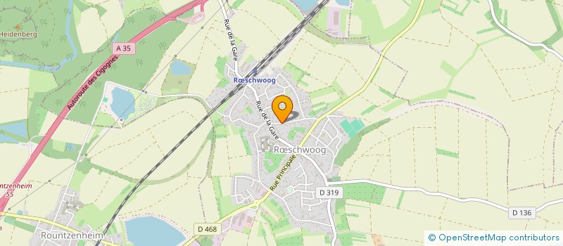 localisation de l'entreprise AU PARADIS DES POULES  ROPPENHEIM