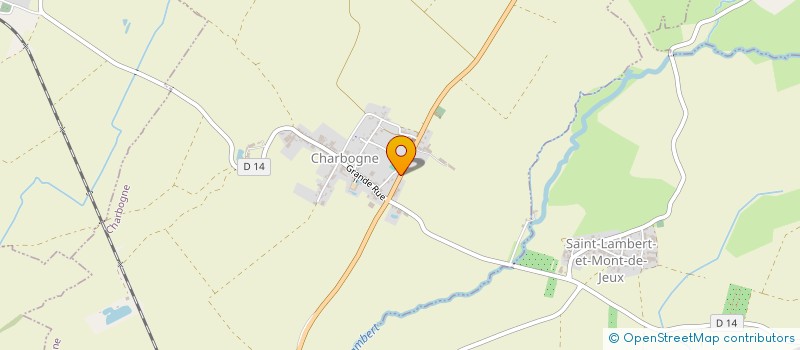 localisation de l'entreprise AU PARADIS DES VERGERS à CHARBOGNE