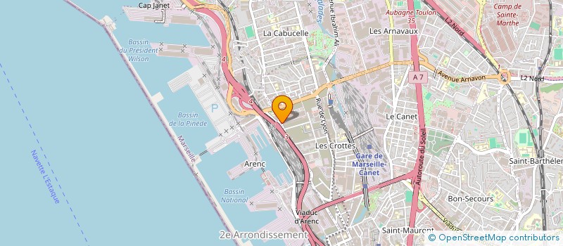 localisation de l'entreprise AU PARADIS DES VIANDES à MARSEILLE