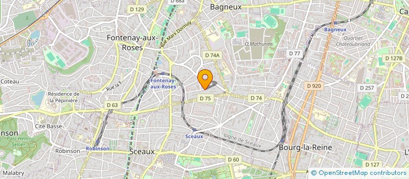 localisation de l'entreprise AU PARADIS DU PAIN à FONTENAY-AUX-ROSES