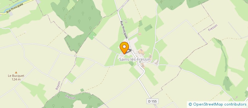 localisation de l'entreprise AU PARADIS O'FER  SAINS-LES-FRESSIN