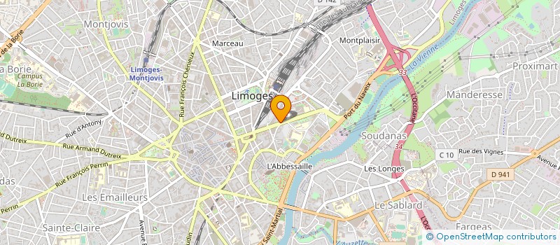 localisation de l'entreprise AU PARADIS SUCRE & CO à LIMOGES