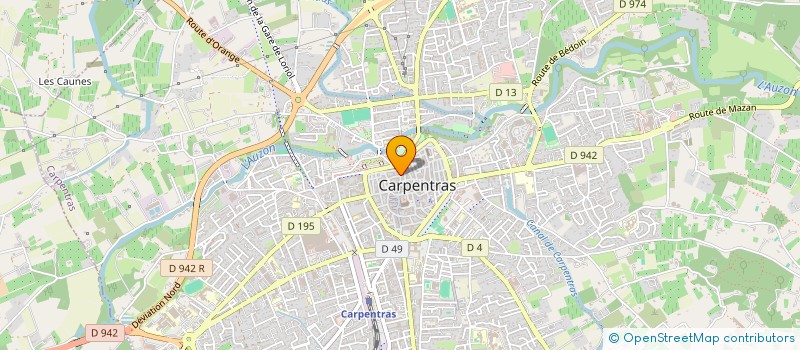 localisation de l'entreprise AU PARAGON SARL à CARPENTRAS