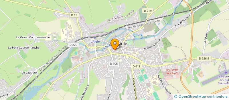 localisation de l'entreprise AU PAS C'SIMPLE à L'AIGLE