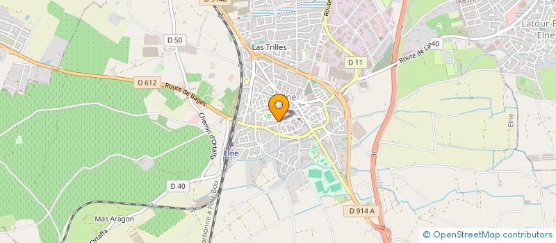 localisation de l'entreprise AU PAS D'URSULE  ELNE