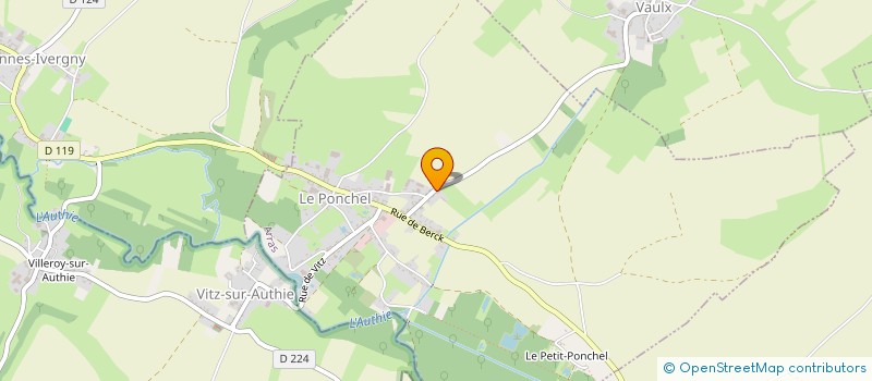 localisation de l'entreprise AU PAS DE CAL'ANE  LE PONCHEL