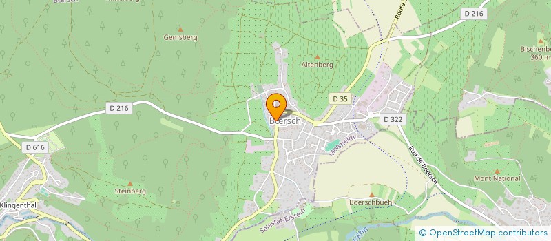 localisation de l'entreprise AU PAS DE TIR DE BOERSCH  BRSCH