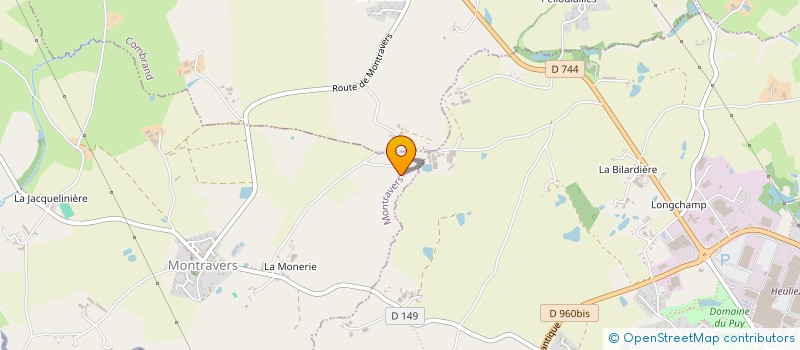 localisation de l'entreprise AU PAS DES CHEVAUX, RETOUR AUX SOURCES  MONTRAVERS