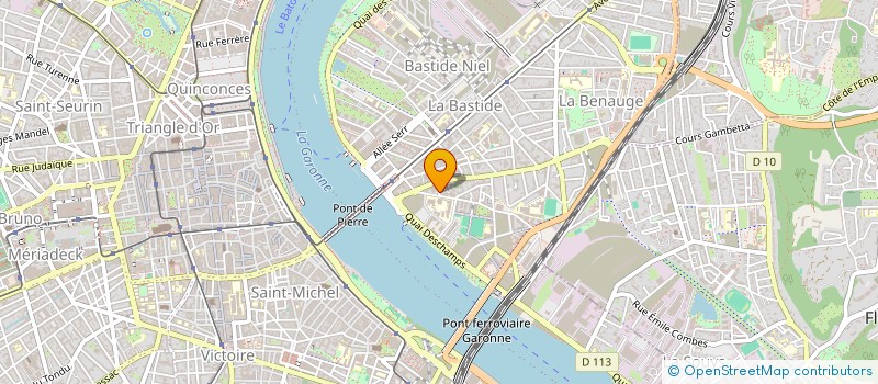 localisation de l'entreprise AU PAS DES EMOTIONS  BORDEAUX