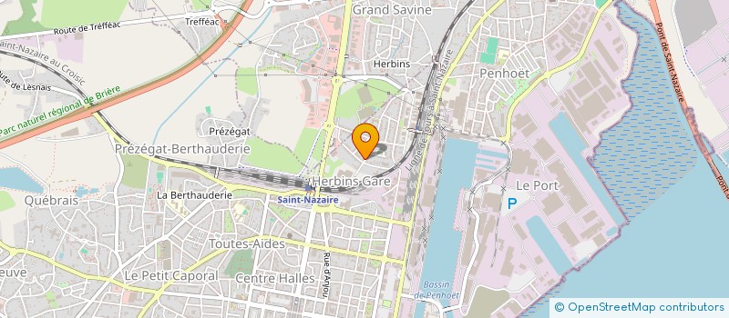 localisation de l'entreprise AU PAS K - DANSE à SAINT-NAZAIRE