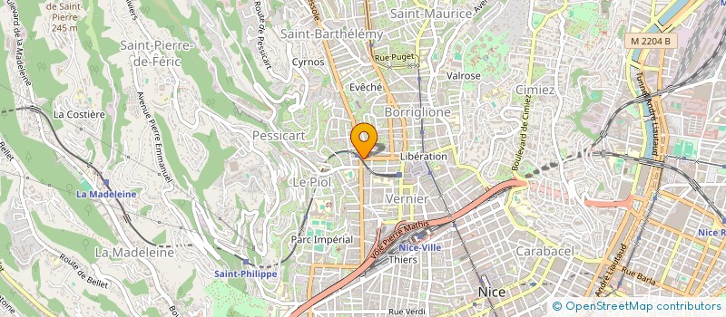 localisation de l'entreprise AU PASSAGE A NIVEAU à NICE