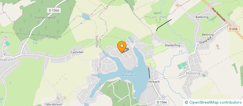 localisation de l'entreprise AU PASSAGE DU FER  HOLVING