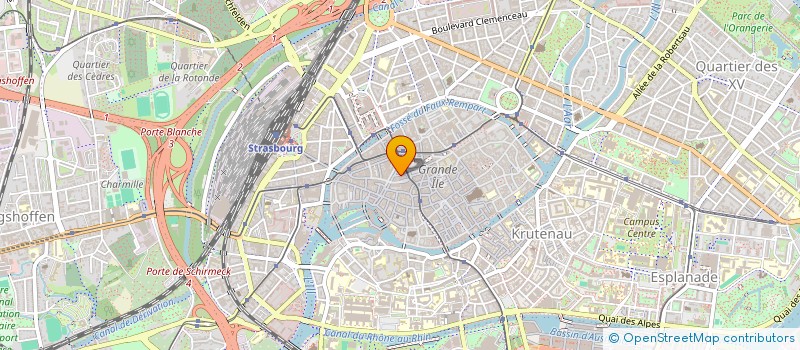 localisation de l'entreprise AU PASSAGE DU LIVRE à STRASBOURG