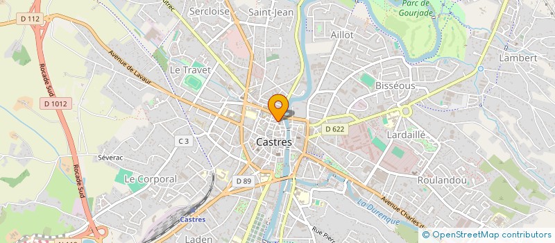 localisation de l'entreprise AU PASSE COMPOSE à CASTRES