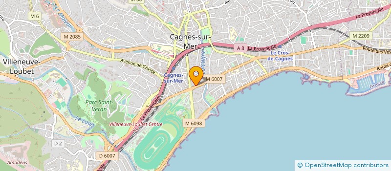 localisation de l'entreprise AU PASSE D'ATHANASE à CAGNES-SUR-MER