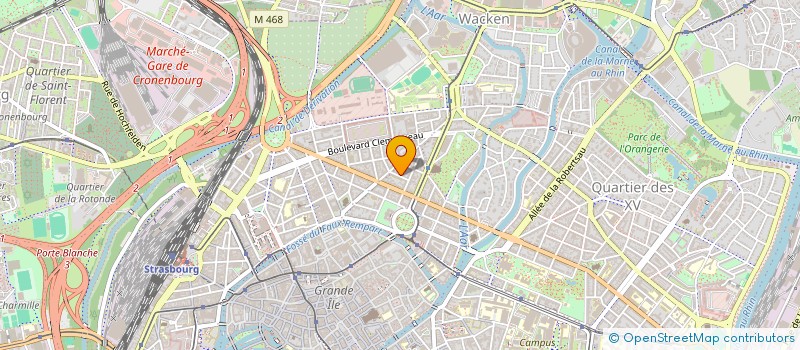 localisation de l'entreprise AU PASSE RETROUVE à STRASBOURG