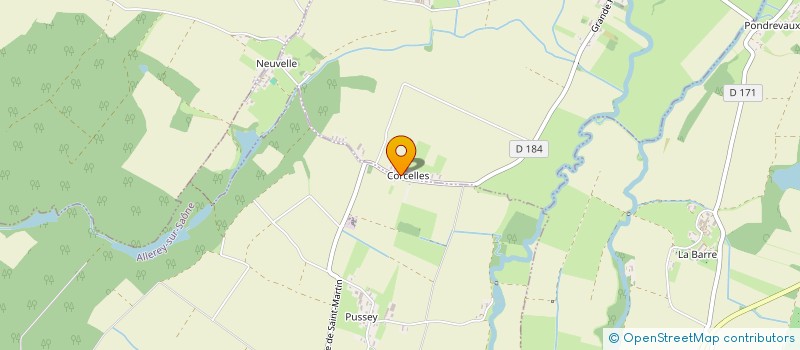 localisation de l'entreprise AU PASSE SIMPLE DE CORCELLES  SAINT-MARTIN-EN-GATINOIS