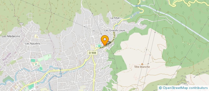 localisation de l'entreprise AU PATRONAGE  ALLAUCH