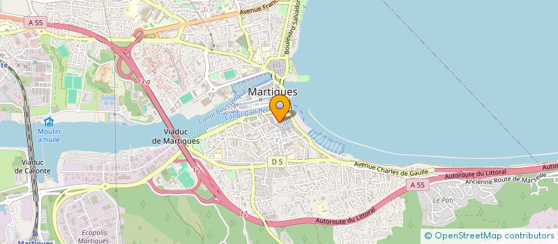 localisation de l'entreprise AU PAVE DE VENISE  MARTIGUES