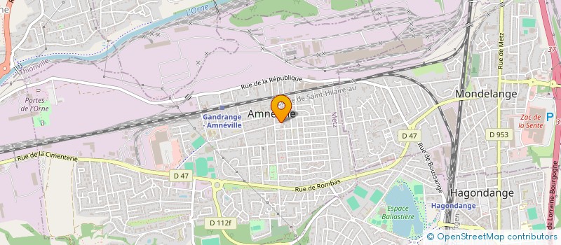 localisation de l'entreprise AU PAVE DES THERMES  AMNEVILLE