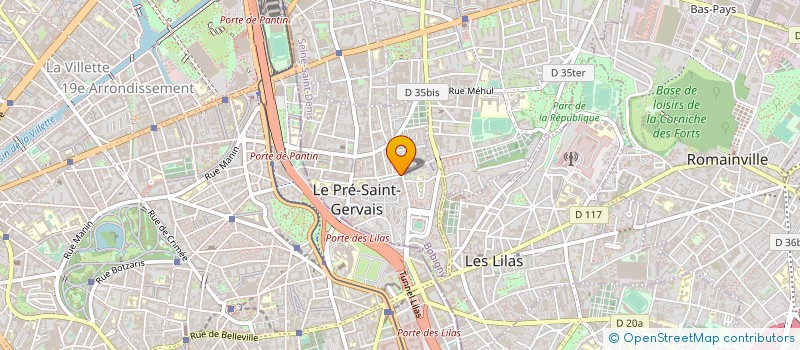localisation de l'entreprise AU PAVE DU ROI à LE PRE-SAINT-GERVAIS