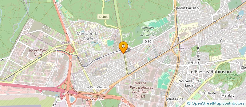 localisation de l'entreprise AU PAVE FLEURI à CLAMART
