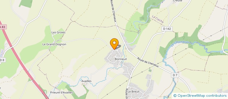 localisation de l'entreprise AU PAVILLON NIORTAIS  FRANCOIS