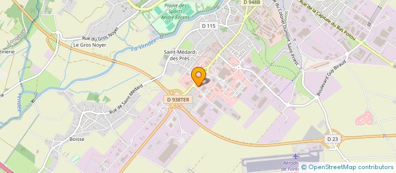 localisation de l'entreprise AU PAYS BIO à FONTENAY-LE-COMTE