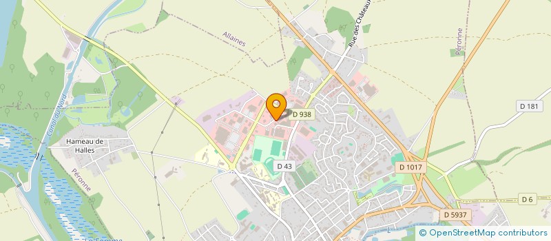 localisation de l'entreprise AU PAYS D'OC à PERONNE