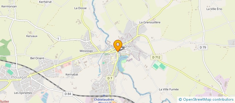 localisation de l'entreprise AU PAYS DE CHATELAUDREN à CHATELAUDREN-PLOUAGAT