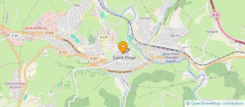 localisation de l'entreprise AU PAYS DE HAUTE AUVERGNE à SAINT-FLOUR