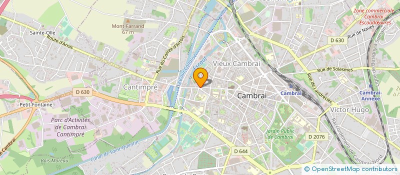 localisation de l'entreprise AU PAYS DE LA DRAGEE à CAMBRAI